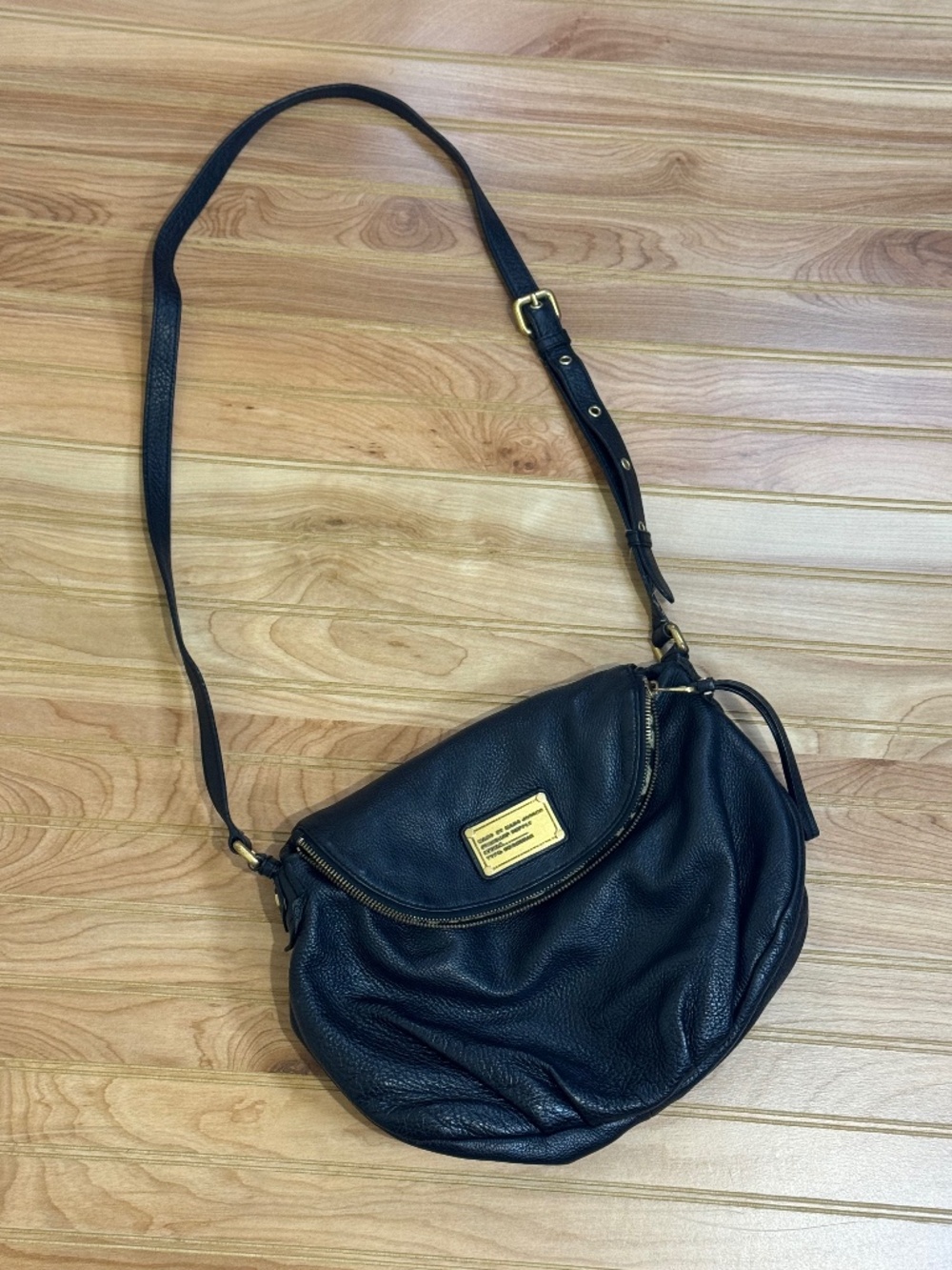 Marc Jacobs Natasha Purse - Black with Gold Detail